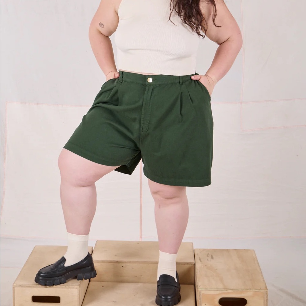 Big Bud Press Trouser Shorts - NWOT - Swamp Green